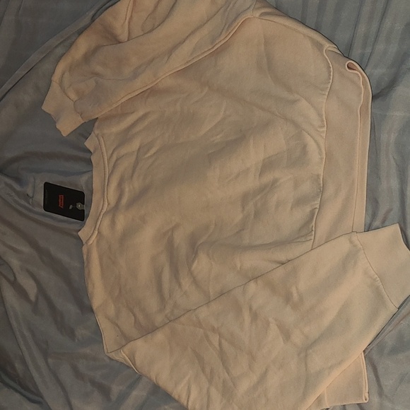 Levi's Woman Cropped Sweater,Pink, Size XL - Picture 4 of 8